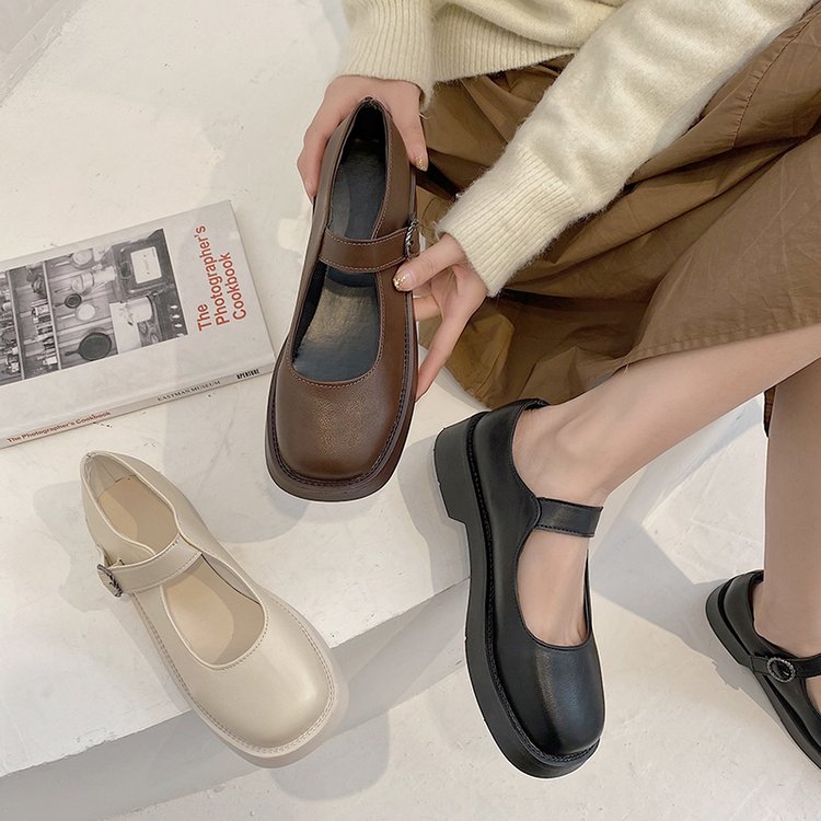 Giày Búp Bê Mũi Vuông Thời Trang Đơn Giản Cho Nữ | BigBuy360 - bigbuy360.vn