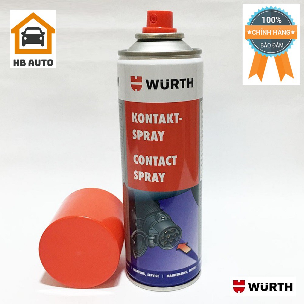 Khử Ẩm Vệ Sinh Mạch Điện Wurth Contact Spray 300ml 0890100