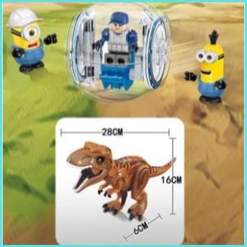 Đồ chơi Lego khủng long Lắp ghép Xếp hình Dinosaur/ Mô hình lắp ráp siêu khủng long Carnotaurus Jurassic World