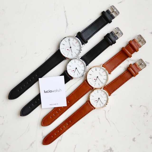 Đồng hồ NOMOS Dây da & Mesh - size 34mm và 40mm