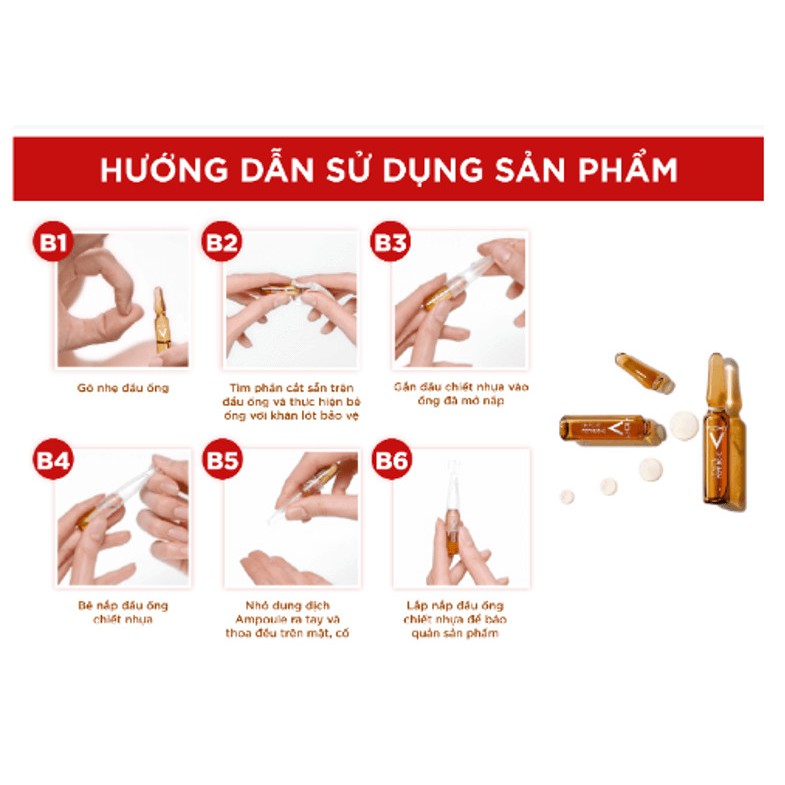 Tinh chất hỗ trợ giảm thâm nám, giúp làm sáng da Vichy Glyco-C Night Peel Ampoules 2ml x 10 Ống ( ban đêm )