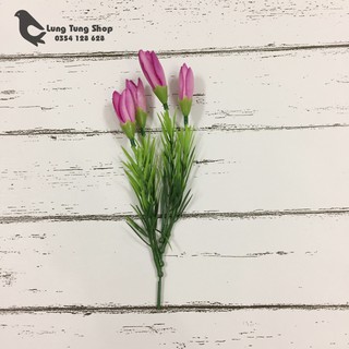 Hoa tulip hồng đạo cụ chụp hình - phụ kiện chụp hình sản phẩm