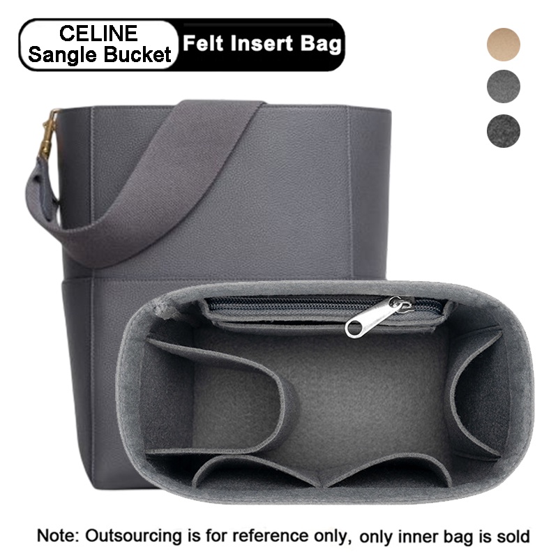 Evertoner Túi Đựng Mỹ Phẩm / Đồ Trang Điểm Bằng Vải Nỉ Bên Trong Cho Nữ Celine Sangle