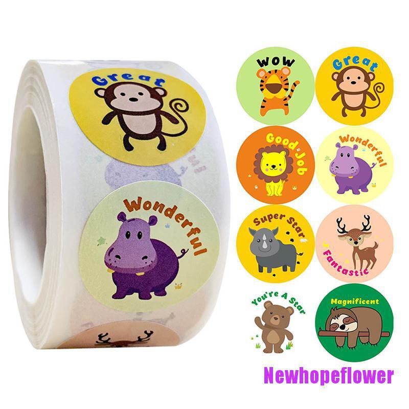 Cuộn 500 Trang Trí Động Vật Dễ Thương