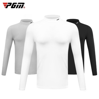 PGM mens thời trang dài tay áo golf áo thun mùa đông cashmere đồ lót golf bóng chuyền dài tay áo polo