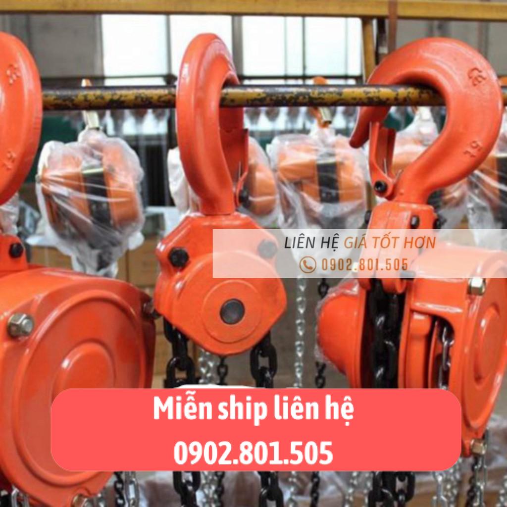 Pa lăng palang xích kéo tay Nitto tải trọng 1 tấn xích dài 3 mét - 5 mét Kho Sài Gòn