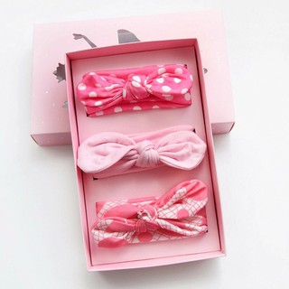 Set 3 băng đô,turban cho bé gái cực xinh, gồm 3 băng đô khác nhau + kèm hộp! Hàng Loại 1!