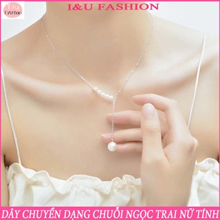 Dây chuyền vòng cổ hạt ngọc đơn giản tinh tế cho nữ  2 màu bạc vàng  ( Có chọn màu ) VC-26