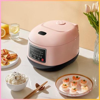 Nồi cơm điện đa năng mini 1.2l phù hợp 3,4 người, 6 chức năng nấu ăn, nấu cháo, nấu canh, hầm xương hàng nội địa cao cấp