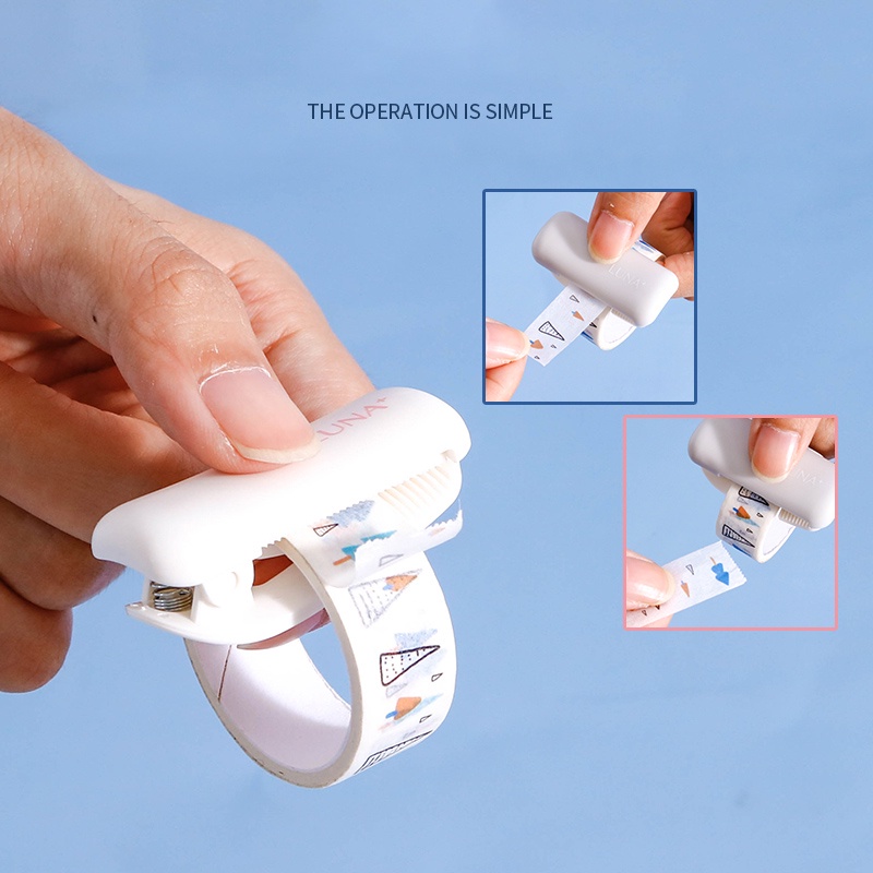 Dụng Cụ Cắt Băng Keo Mini Màu Kẹo 6-30mm