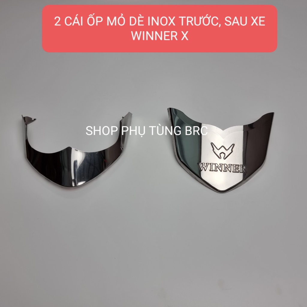 [ WINNER X] Bộ ốp mỏ dè INOX trước, sau xe WINNER X 2019 - 2022 ( Shop uy tín, Hàng chất lượng, Giá tốt, Mua ngay).