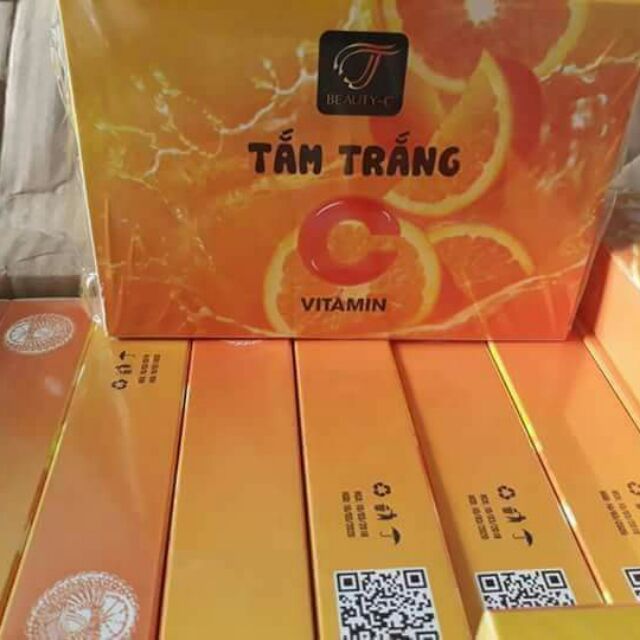 Tắm trắng cam vitamin c