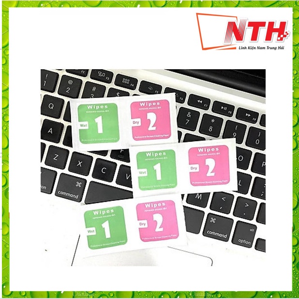 Miếng 1 - 2 Lau Chùi Màn Hình Điện Thoại Dán Cường Lực