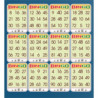 [Đồ dùng dạy học]  Trò chơi Bingo học toán
