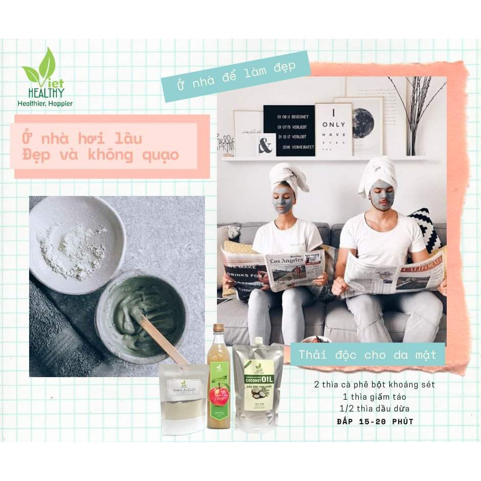 Khoáng Sét Bentonite Viethealthy 100g