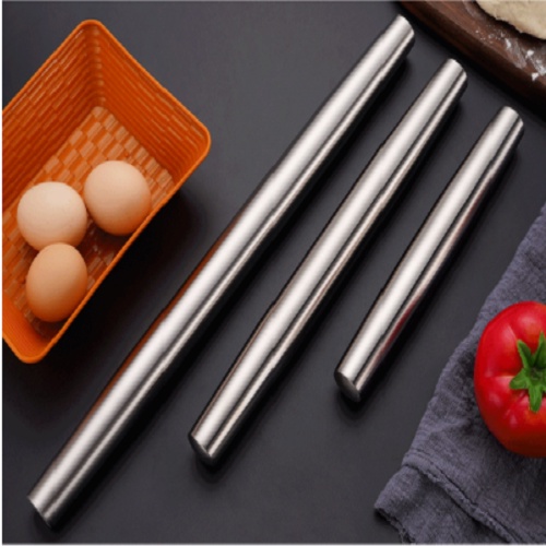 Cây lăn bột inox 304 đúc, cầm nặng tay
