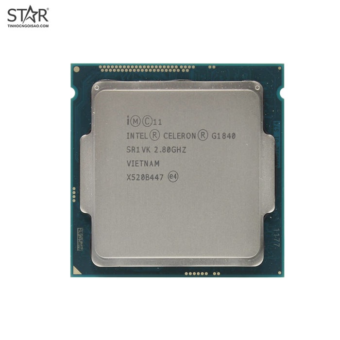 CPU Intel Celeron G1840 (2.80GHz, 2M, 2 Cores 2 Threads) TRAY chưa gồm Fan