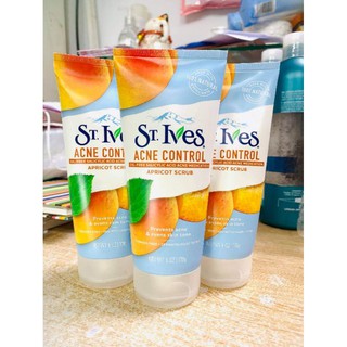 {dhtn}Tẩy tế bào chết St.Ives Apricot Acne Control : Dành cho da dầu, da mụn, lỗ chân lông to