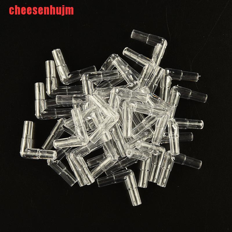 Set 10 Đầu Nối Ống Nước Bằng Nhựa Trong Suốt Cho Bể Cá