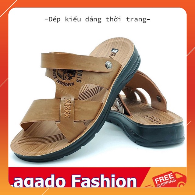 ( Nhiều Mẫu ) Dép Nam - Dép Da Nam - Dép Nam da PU