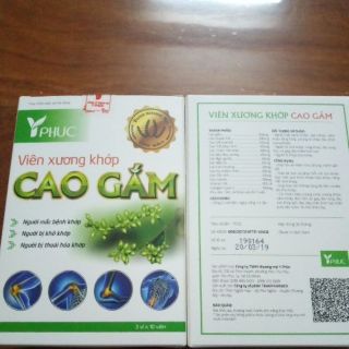 Viên xương khớp Cao Gắm