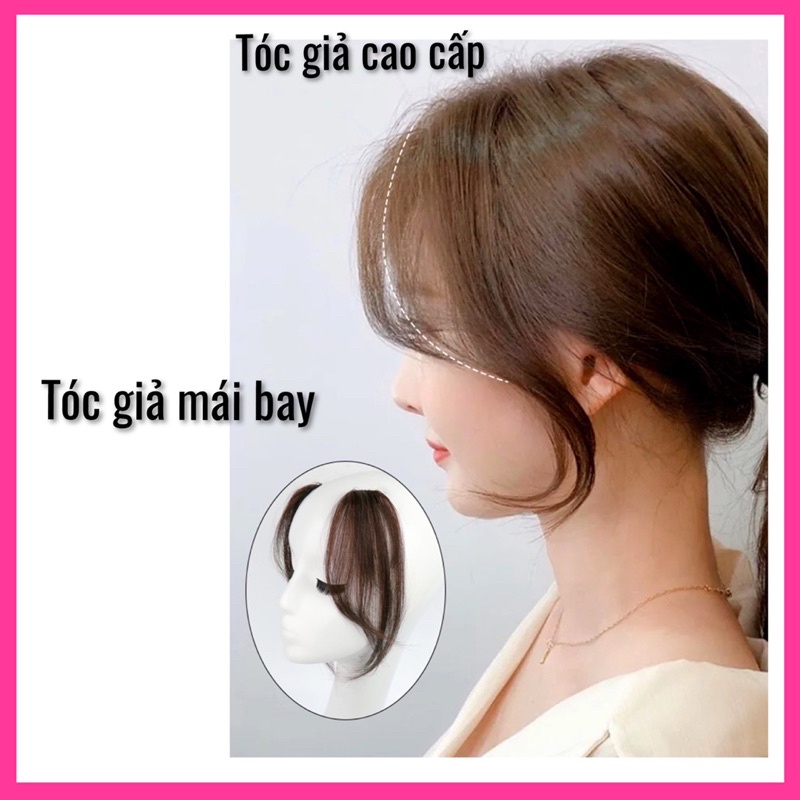 tóc giả tóc mái bay lả lơi style Hàn Quốc ❇️2 bên ❇️