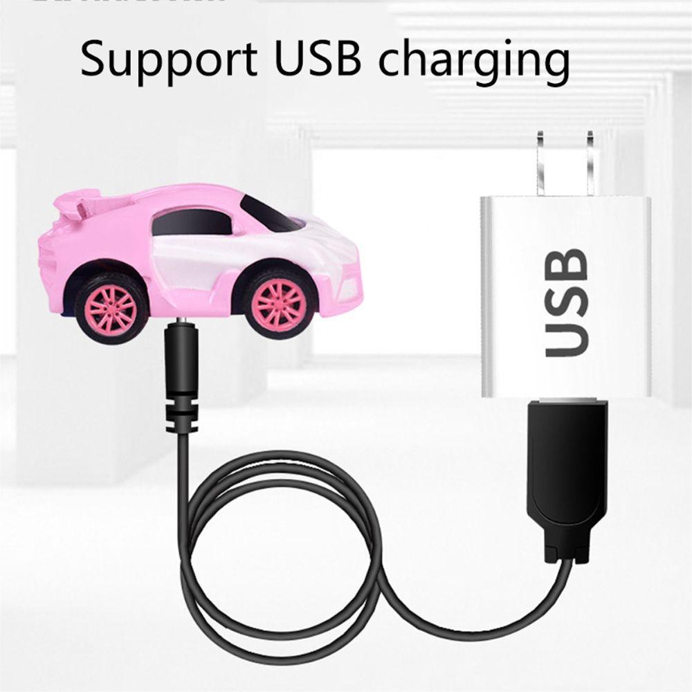 Xe Hơi Đồng Hồ Đồ Chơi Điều Khiển Từ Xa Mini Dễ Thương Có Thể Sạc Lại