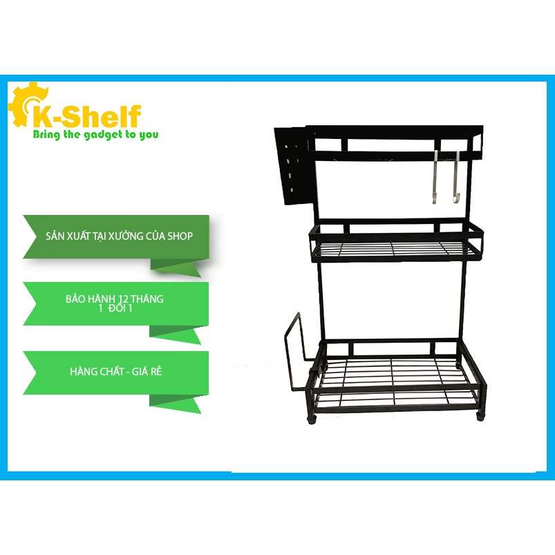 Kệ gia vị 3 tầng K-shelf, Kệ gia vị made in việt nam | BigBuy360 - bigbuy360.vn