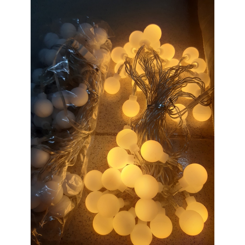 Đèn led dây dài 6m x 40 bóng USB chiếu sáng  trang trí lều trại và chụp hình | BigBuy360 - bigbuy360.vn