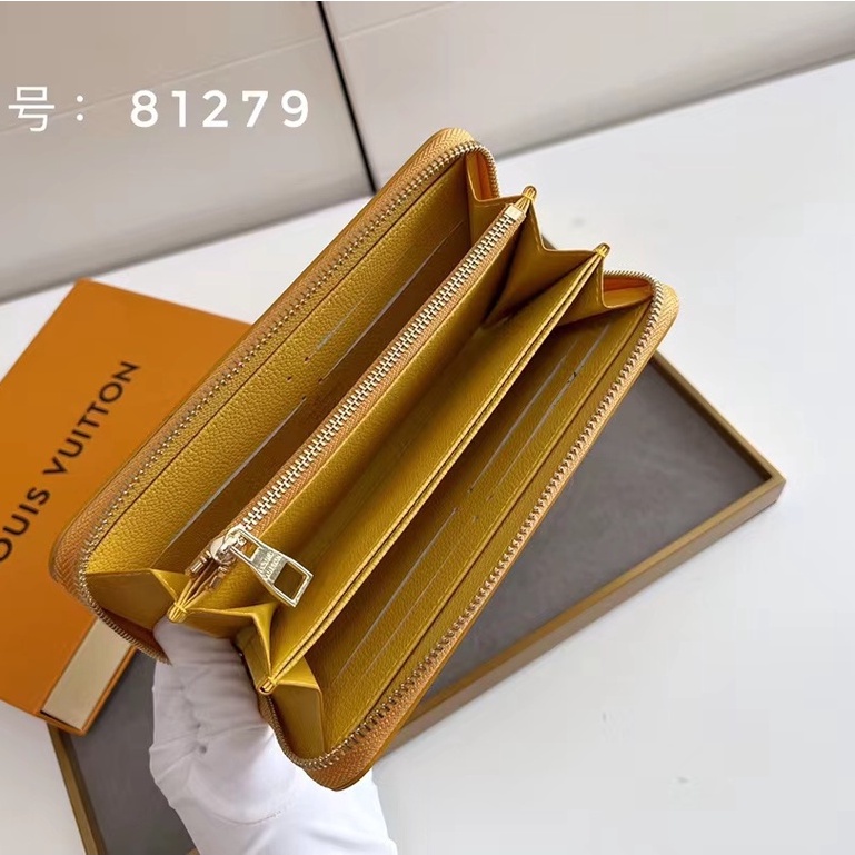 Sẵn sàng giao hàng Ví nữ có dây kéo mới của Louis Vuitton LV có hộp M81279