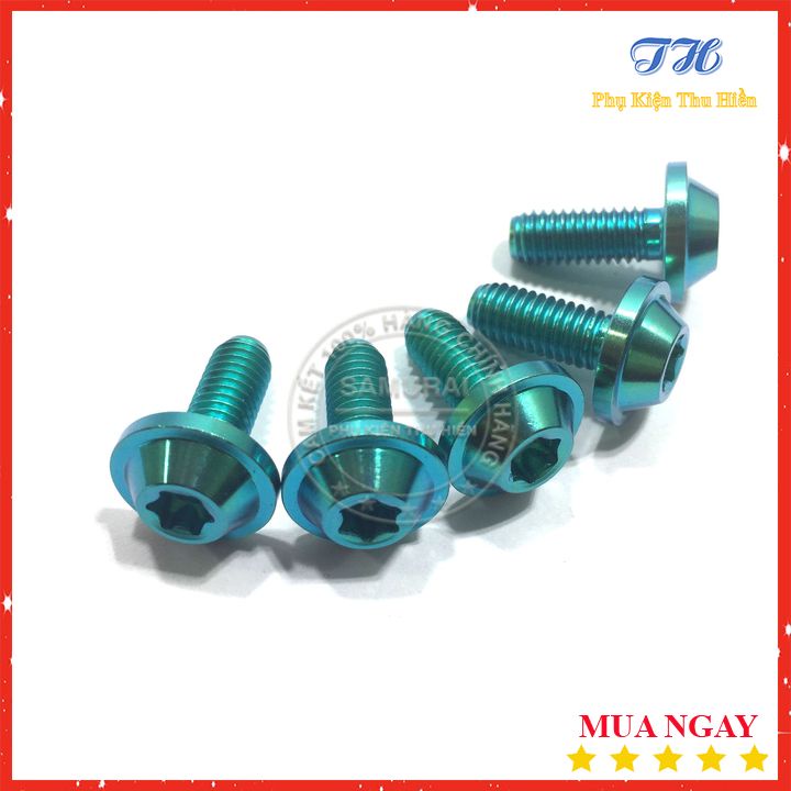 Ốc gr5 6li20 đầu dù gắn các vị trí tương thích trên xe máy ( gúa 1 con )