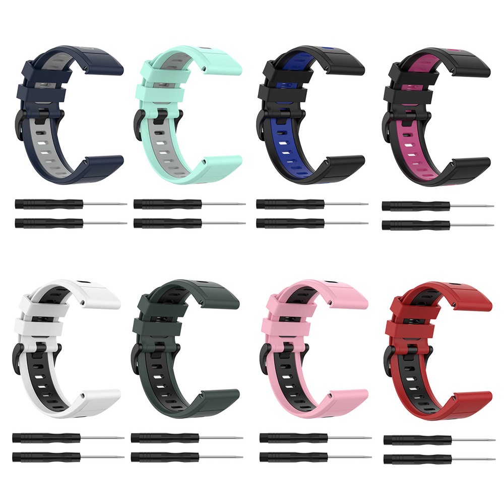 Dây Đeo Silicone 26mm Cho Garmin Fenix 7X / 6X / 6X Pro / 5X / 5X Plus / Fenix3 hr