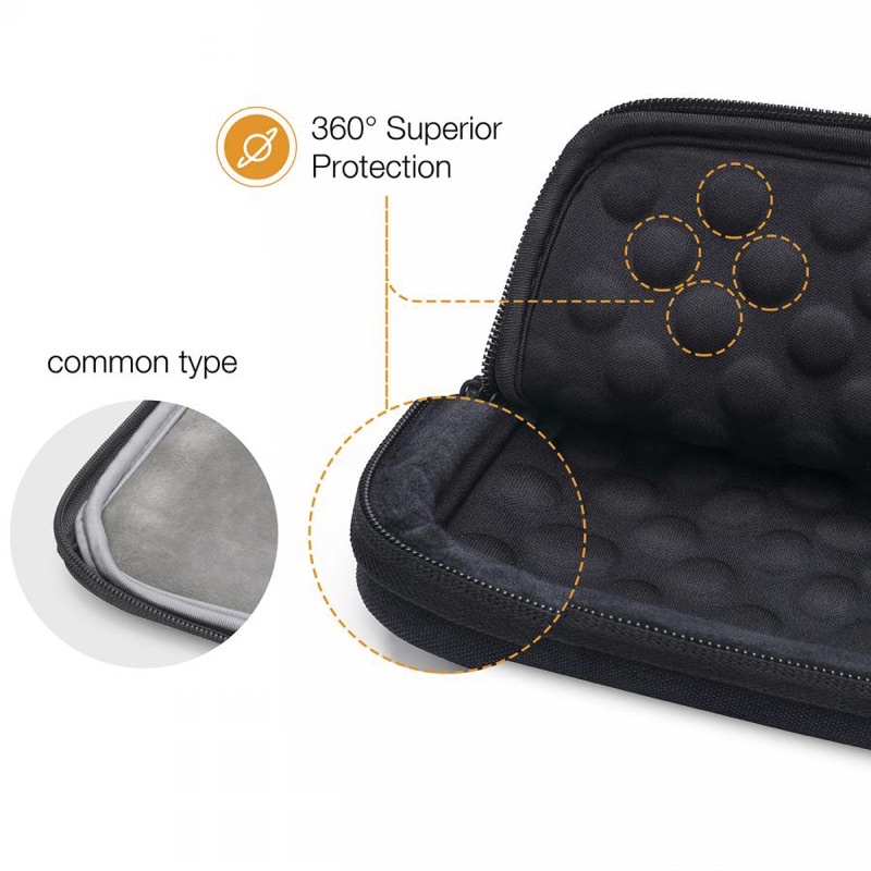 TÚI CHỐNG SỐC TOMTOC (USA) 360° PRPTECTIVE MB PRO 16″ GRAY BLACK A13-E01G