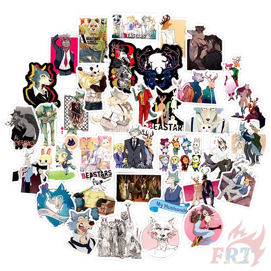 ❉ BEASTARS Series 01 - Anime Stickers ❉ 50Pcs/Set DIY Mixed Fashion Doodle Decals Stickers