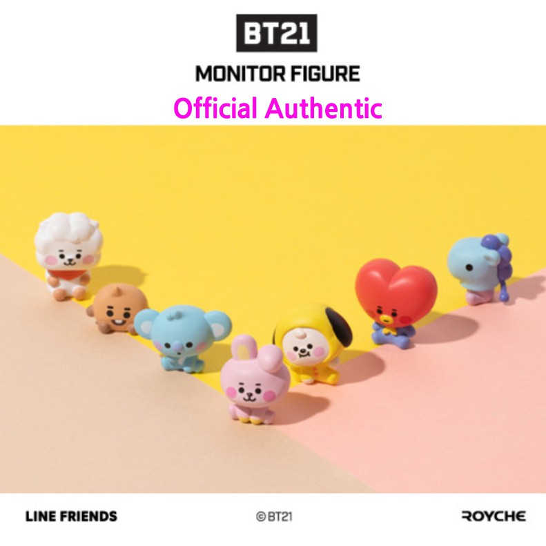 BTS BT21 Official Baby ver MONITOR FIGURE của LINEFRIENDS Royche Hàng xác thực