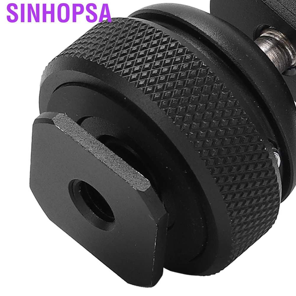 Đế gắn máy ảnh màu đen có thể điều chỉnh xoay 360 độ 1/4 inch
 | BigBuy360 - bigbuy360.vn