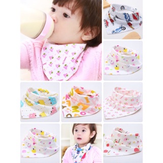 Combo 5c hoặc 10c yếm cotton 2 lớp cúc bấm
