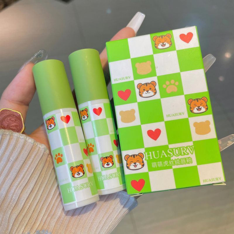 Son Môi HUASURV Chống Thấm Nước Chất Nhung Lì Thiết Kế Dễ Thương