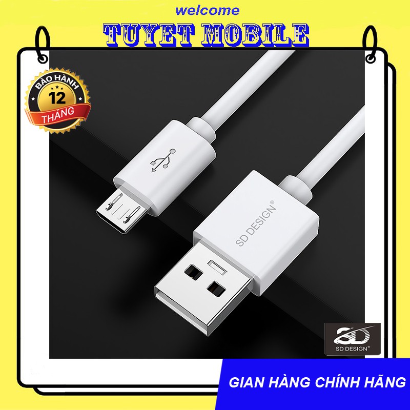 CÁP SẠC NHANH SD M152(162/172) DÒNG 5A IPHONE/ANDROID DÀI 2.2M - CHÍNH HÃNG