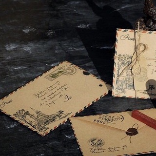 Bao thư phong bì thư vintage giấy kraft cổ điển