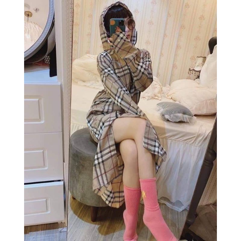 [Mã FASHIONT4WA2 giảm 10K đơn 50K] Áo choàng nắng THÔ KẺ CARO - 2 LỚP tặng kèm KHẨU TRANG 3 LỚP | BigBuy360 - bigbuy360.vn