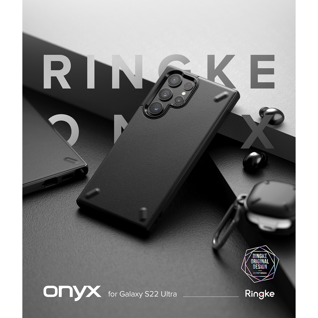 Ốp điện thoại TPU RINGKE Onyx chống sốc thích hợp cho Galaxy S22 Ultra