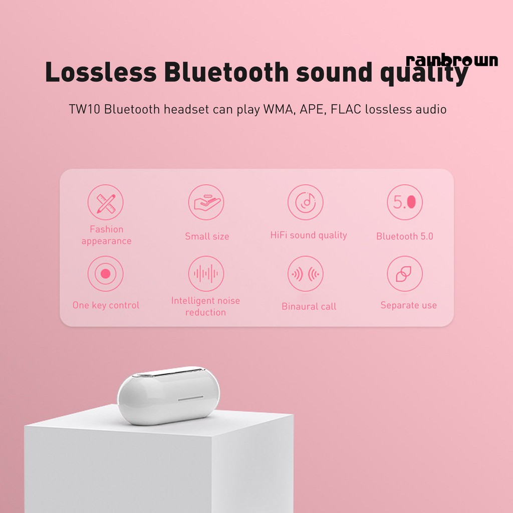 Tai Nghe Bluetooth 5.0 Không Dây Chất Lượng Cao Kèm Phụ Kiện