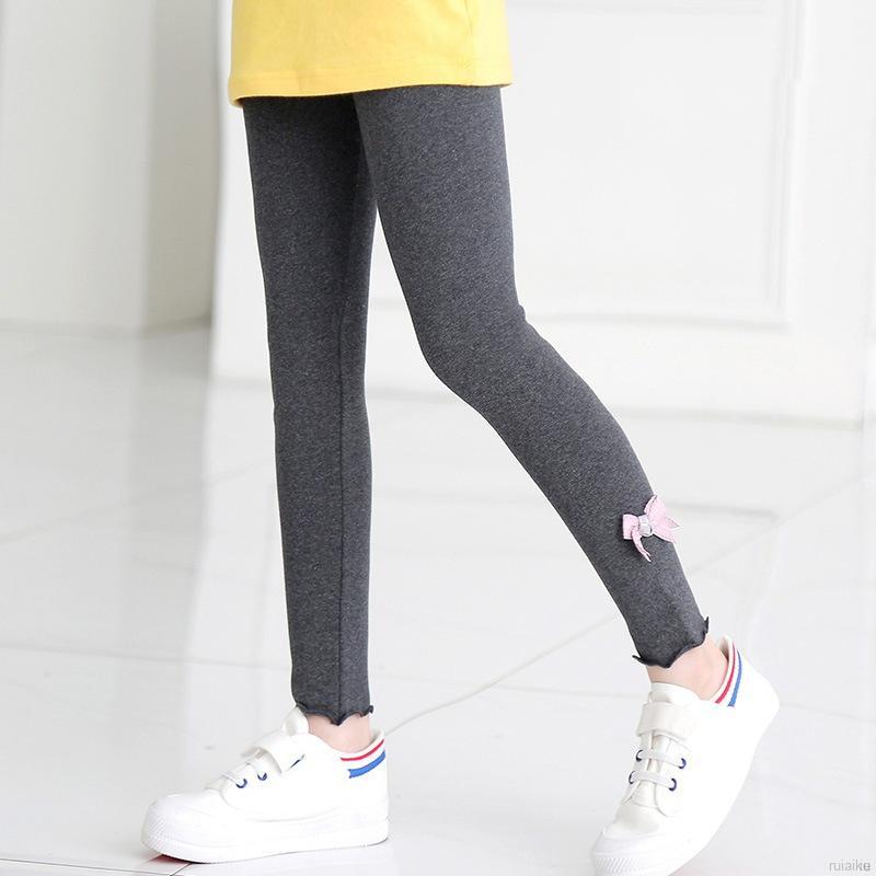 Quần Legging Phối Nơ Đáng Yêu Cho Bé Gái 2-11 Tuổi