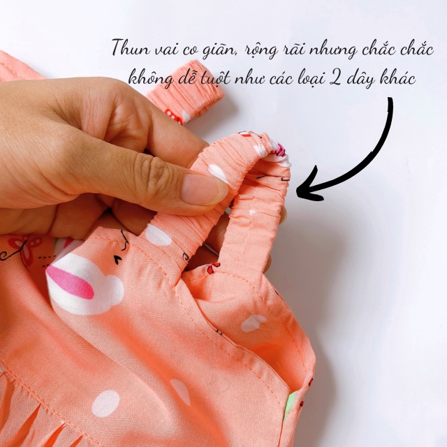 Bộ Bé Gái Chất Lanh Hai Dây SABAKIDS Tôn Lanh Tole Mát Mẻ Dễ Thương Mặc Nhà Cho Bé