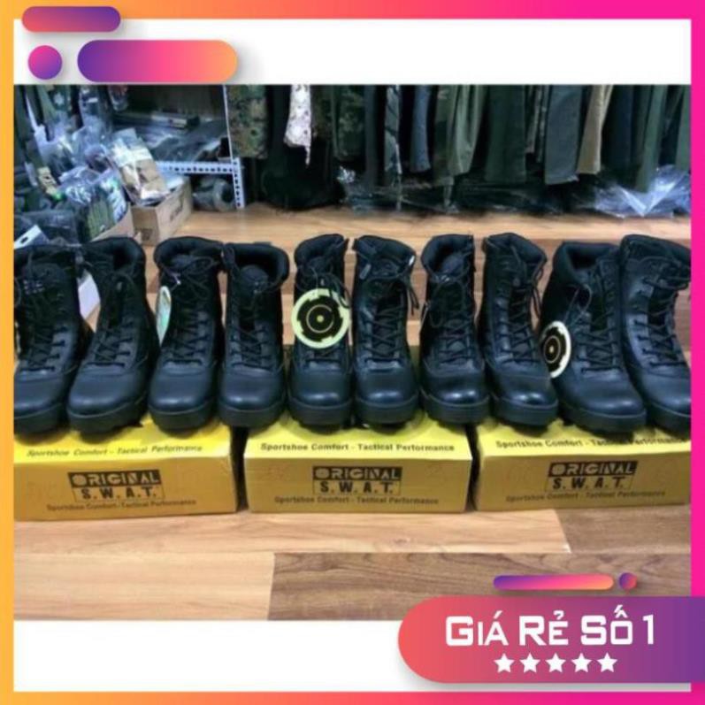 [Sale 3/3] [BÁN SỈ] Giày COMBAT ORIGINAL SWAT Mỹ cao cổ KAKI Sale 11 -op1 " _