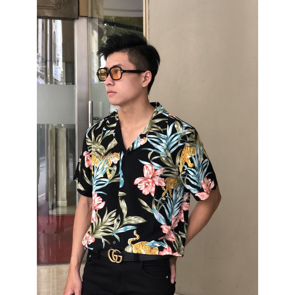 Áo Sơ Mi Nam Dài Tay TOUCHME Tiger Shirt