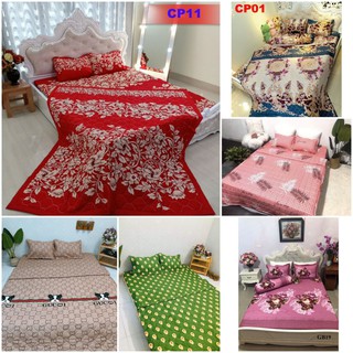 Trọn bộ chăn ga coton poly 5 món