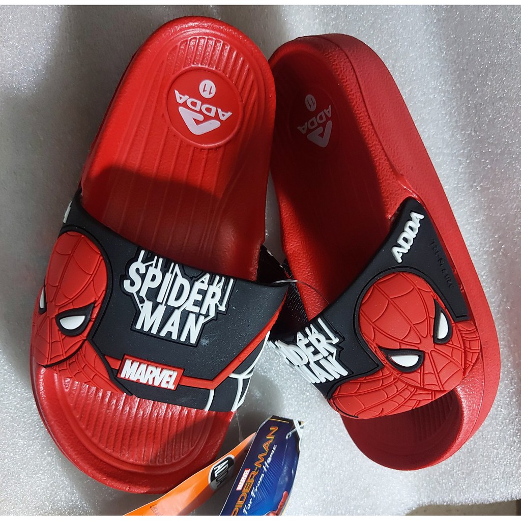 Dép trẻ em ADDA hình siêu nhân spider man 32B83 và 32b76