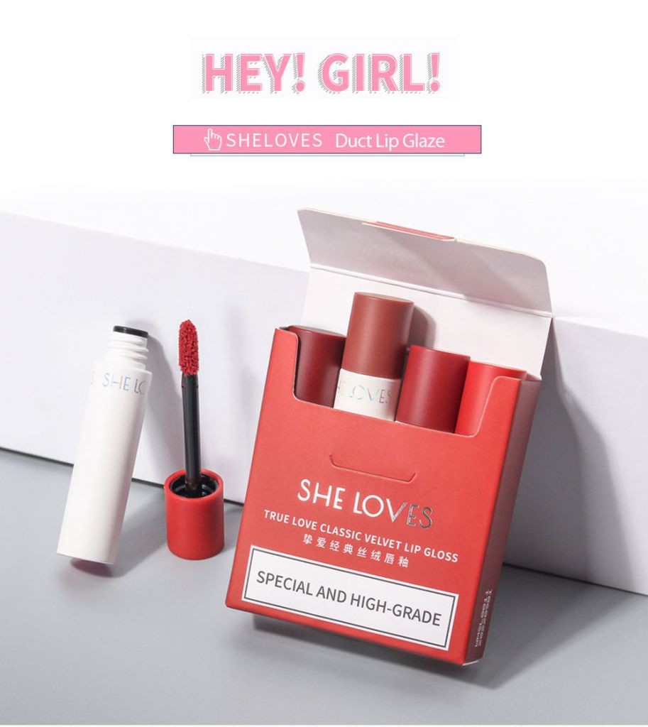 (Hàng Mới Về) Son Kem Lì Chống Thấm Nước Không Phai Cho Nữ | BigBuy360 - bigbuy360.vn